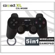 Connect XL Gamepad wireless, 5u1, PC i PS1/2/3, 2,4GHz, 10met - CXL-WG500