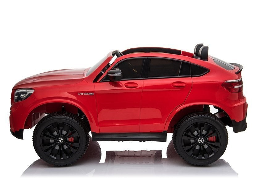 Licencirani auto na akumulator Mercedes GLC 63S QLS 4x4 - dvosjed - Crveni