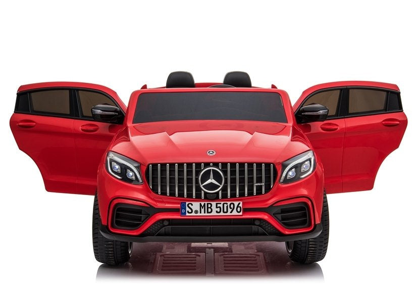 Licencirani auto na akumulator Mercedes GLC 63S QLS 4x4 - dvosjed - crveni