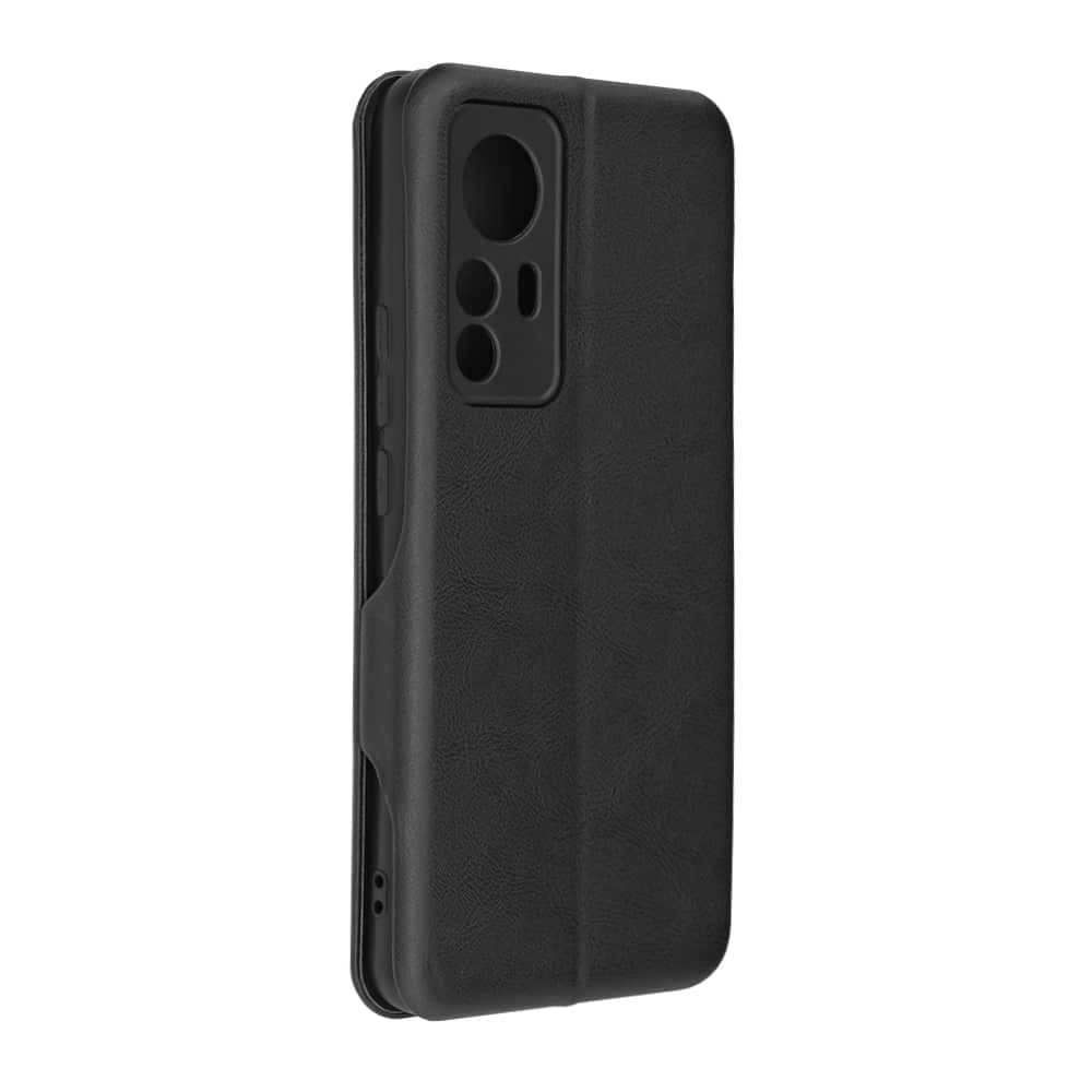 Techsuit Safe Wallet Plus preklopna futrola za Xiaomi 12T / 12T Pro - crna