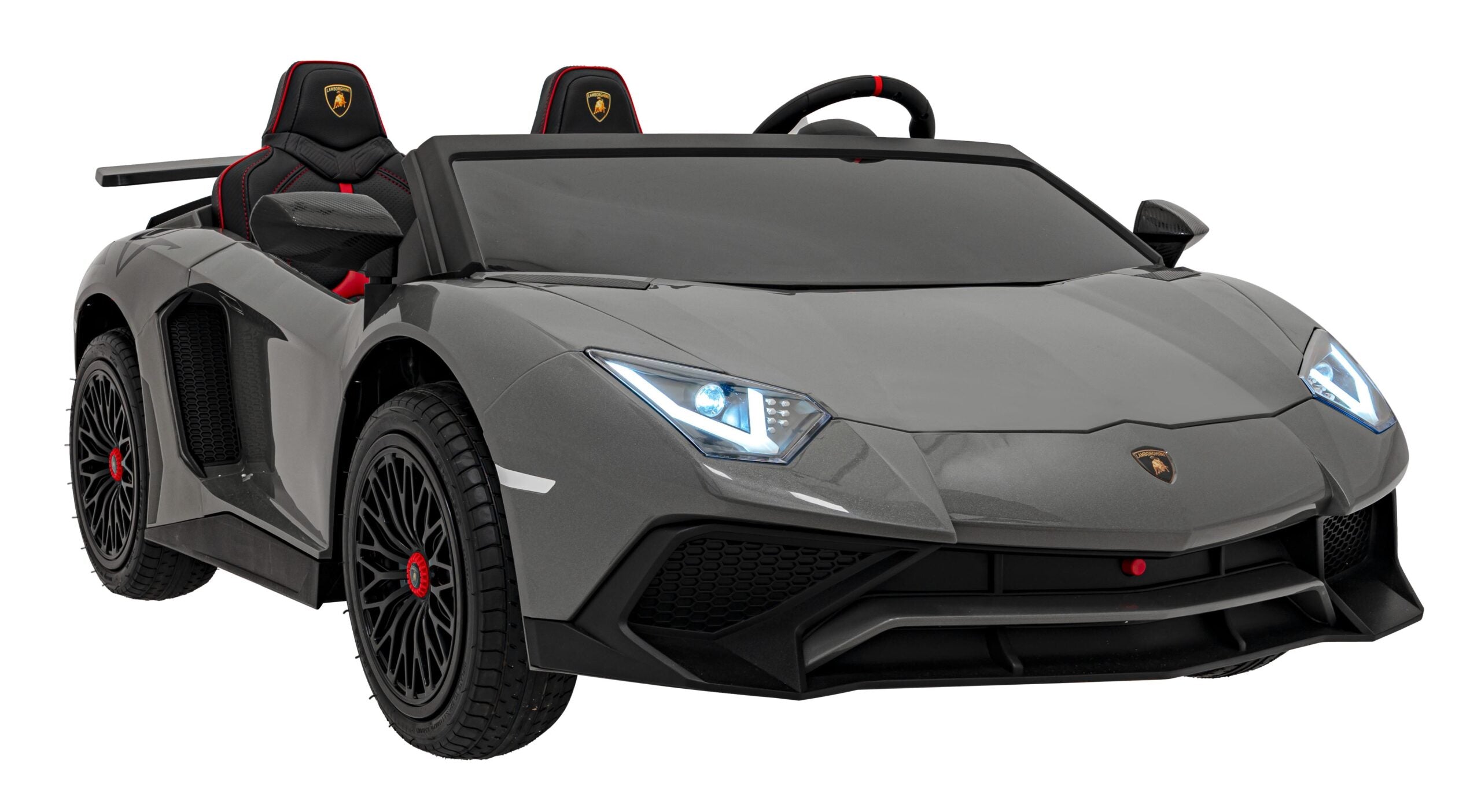 Licencirani auto na akumulator Lamborghini Aventador SV STRONG - dvosjed - sivi