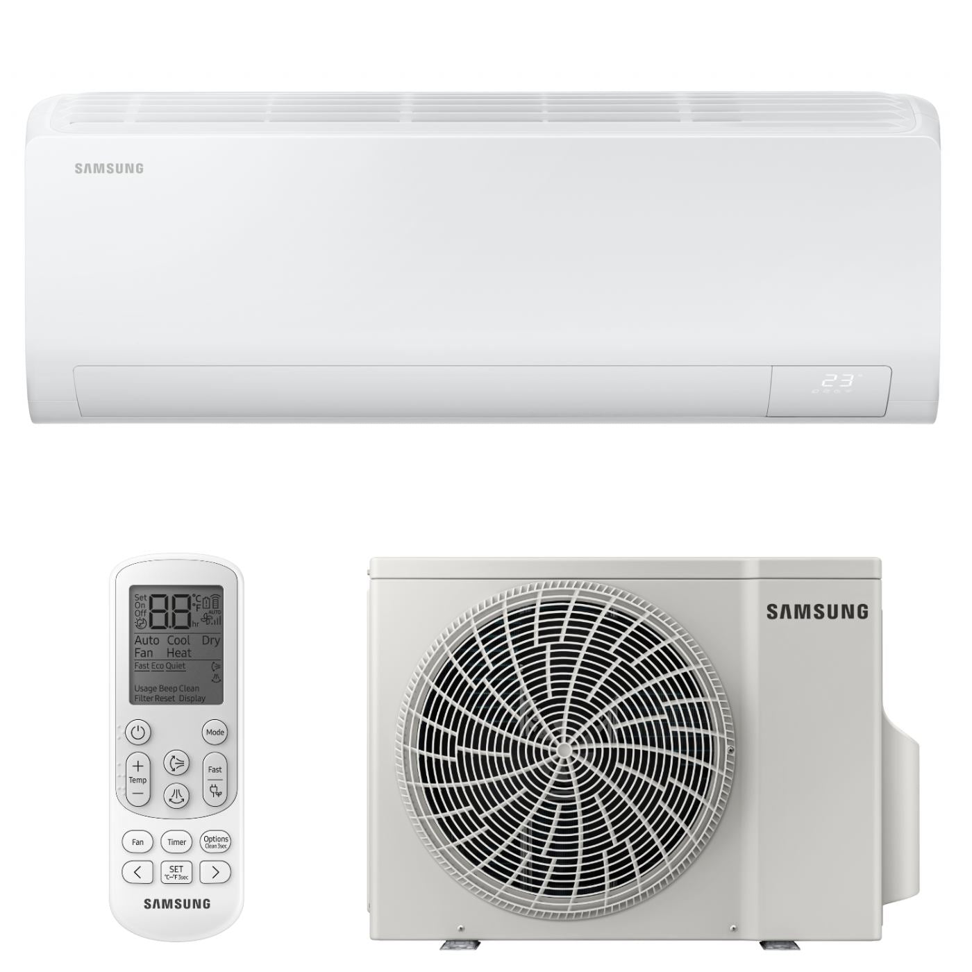 SAMSUNG KLIMA UREĐAJ 2,5kW AR50F09C1BHNEU - LUZON, za prostor do 25m2, A++ energetska klasa