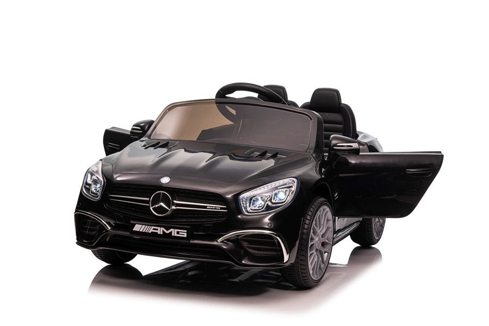 Licencirani auto na akumulator Mercedes SL65 S LCD - crni/lakirani