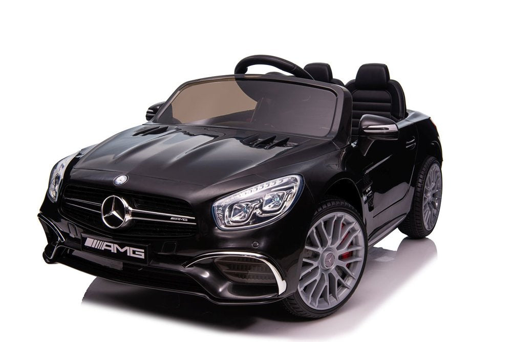Licencirani auto na akumulator Mercedes SL65 S LCD - crni/lakirani