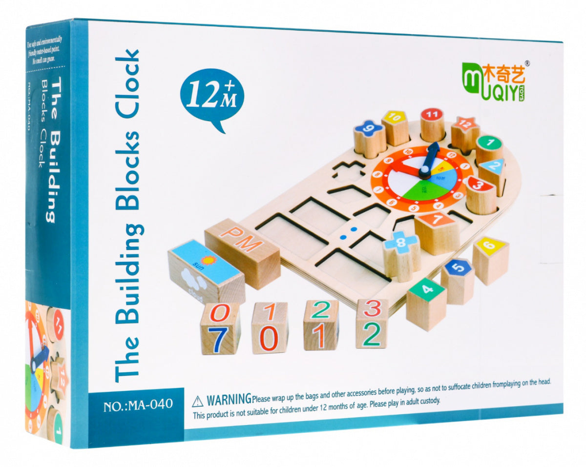 Wooden Clock For Learning