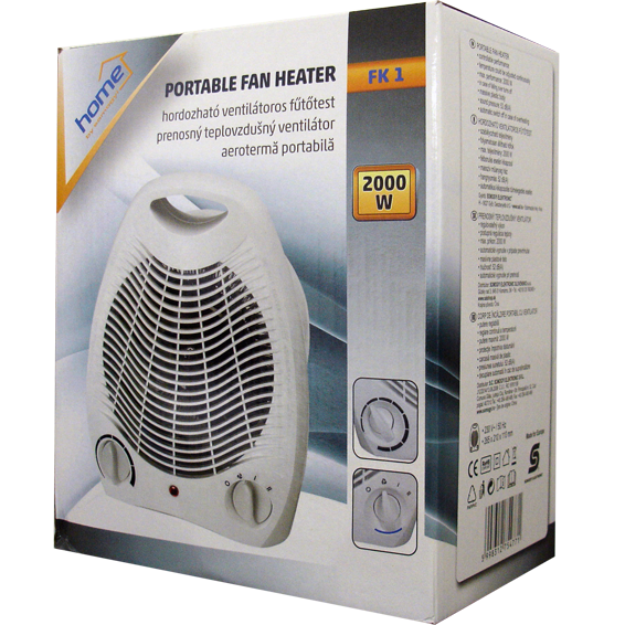 home Grijalica sa ventilatorom, 2000W - FK 1