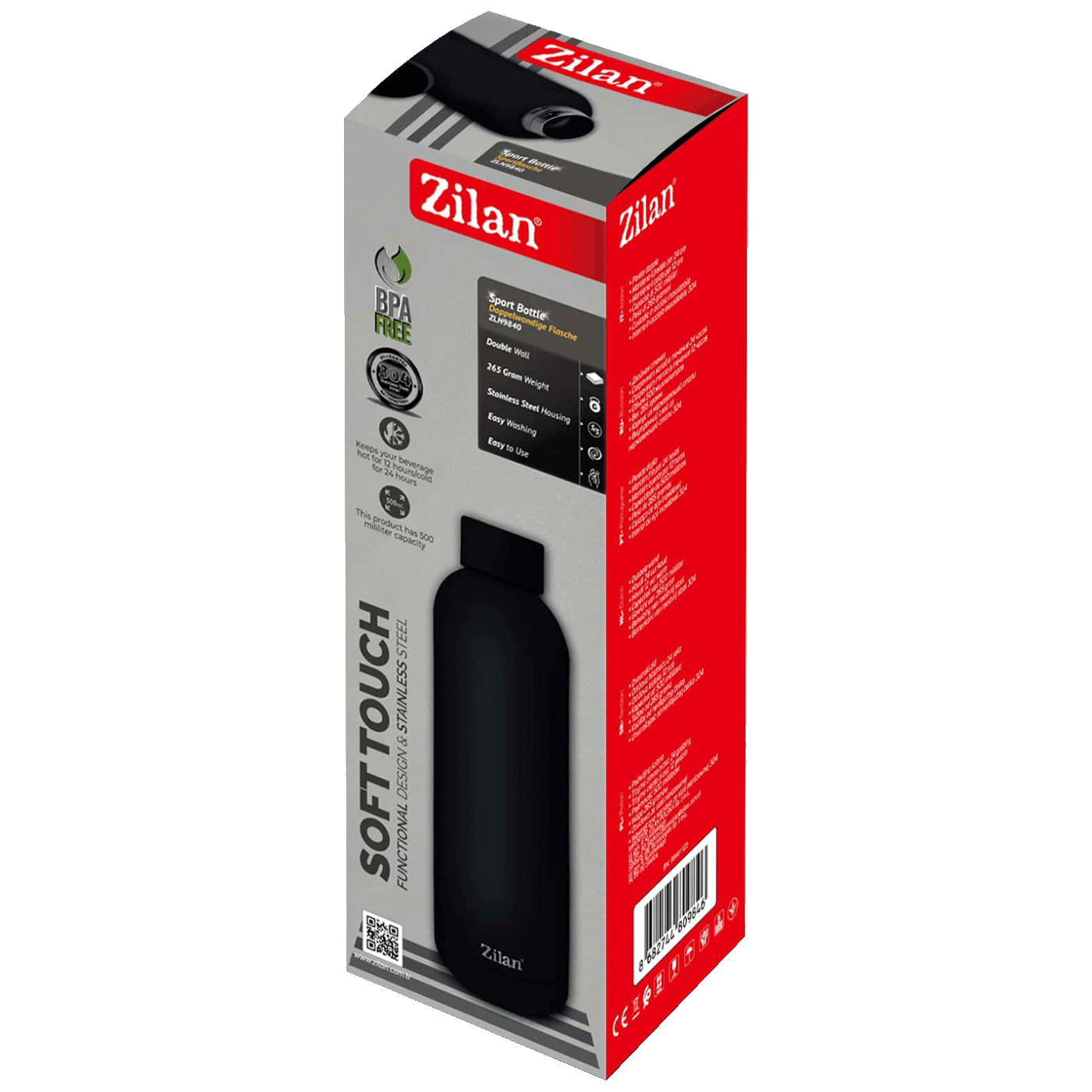 Zilan Termos boca, 500 ml, crna - ZLN9840