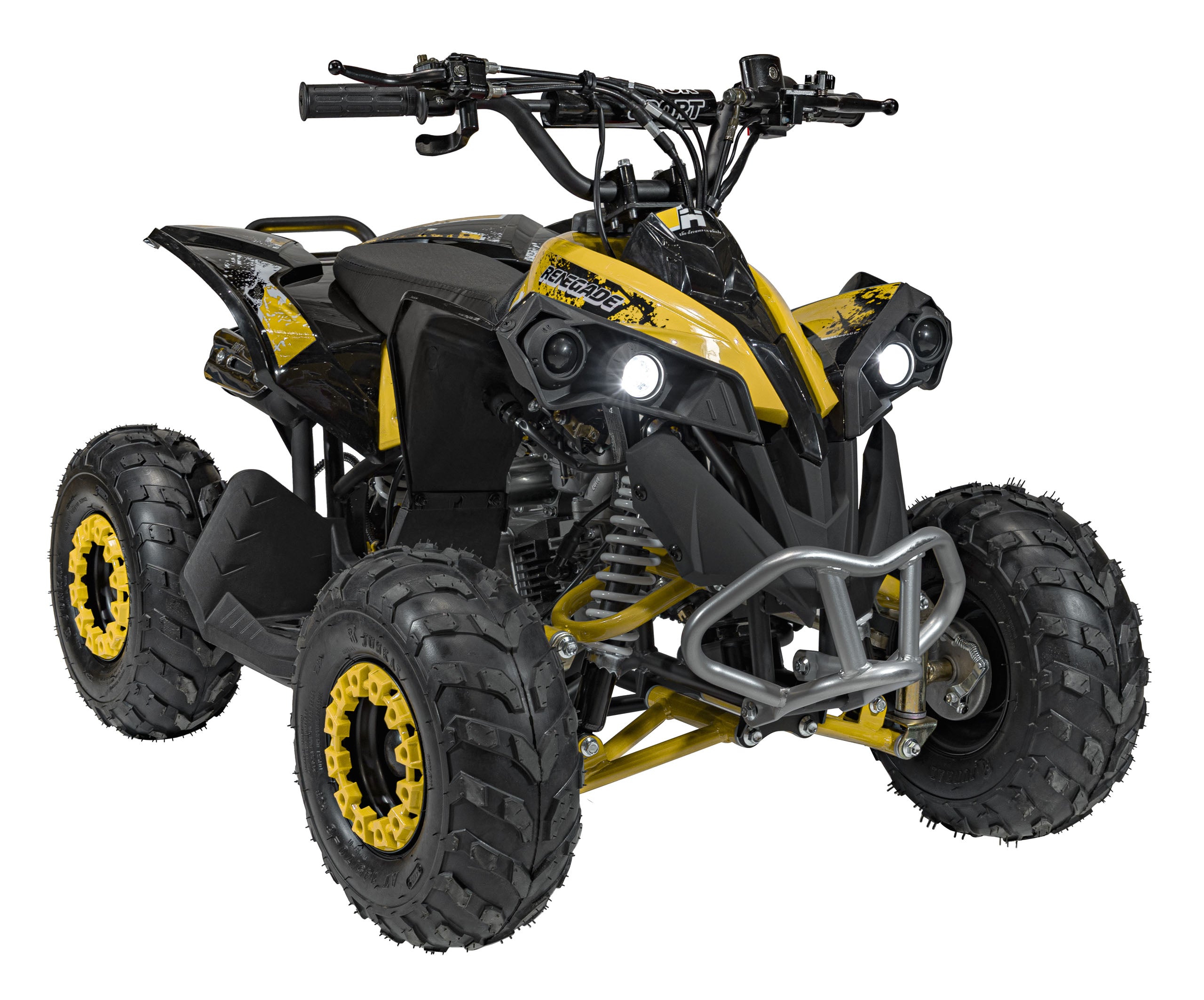 Quad na benzin RENEGADE HighPer 110CC Combustion - žuti