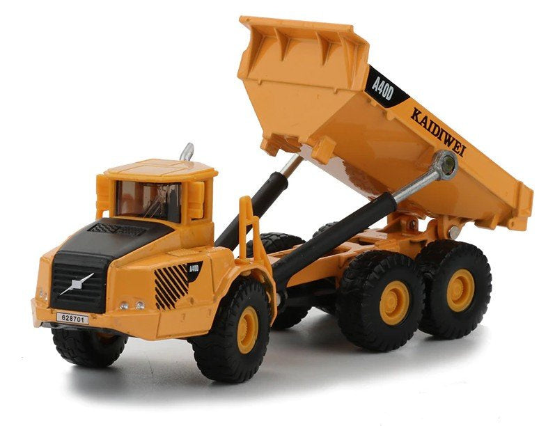 Metalni kiper kamion 1:87 sa pokretnim dijelovima - žuti