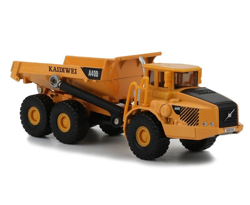 Metalni kiper kamion 1:87 sa pokretnim dijelovima - žuti