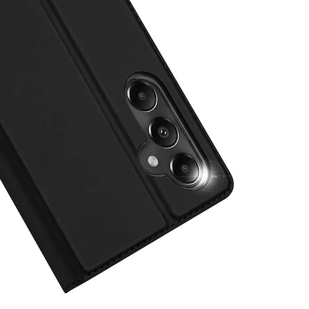 DUX DUCIS Skin Pro – glatka kožna preklopna maska za SAMSUNG GALAXY A05s crna