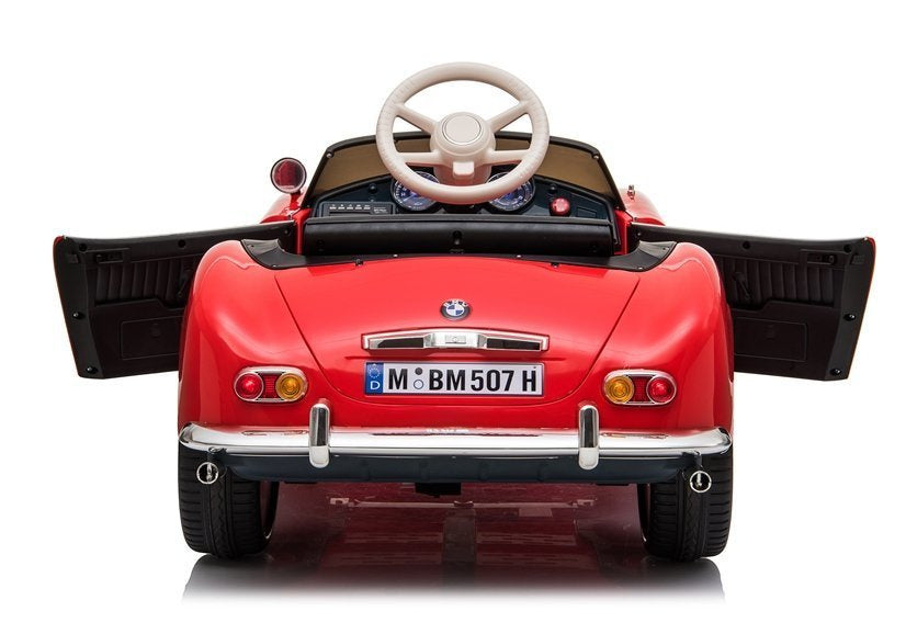 Licencirani auto na akumulator BMW Retro - crveni/lakirani