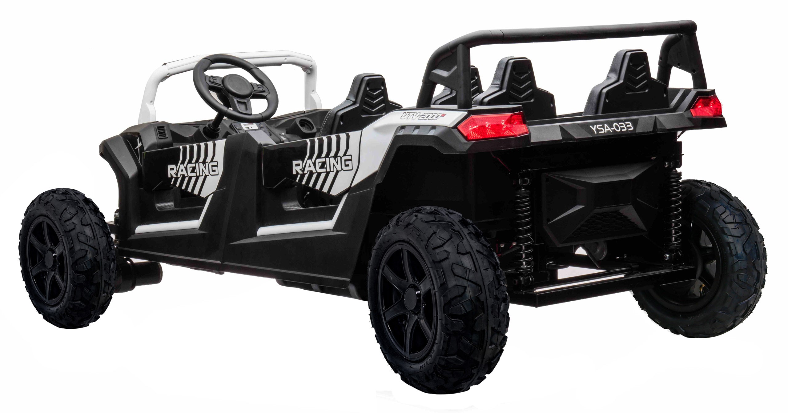 Buggy na akumulator za 4 osobe ATV RACING UTV2000 4x4 - bijeli