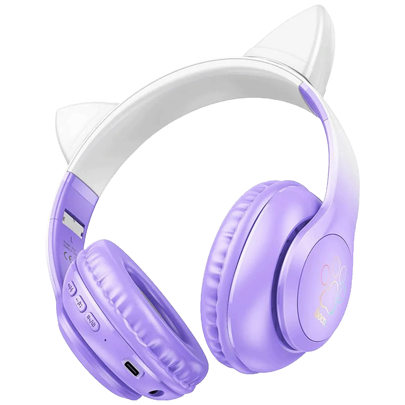 hoco. Slušalice bežične sa mikrofonom, Bluetooth - W42 Cat Ears, Cherry Blossom