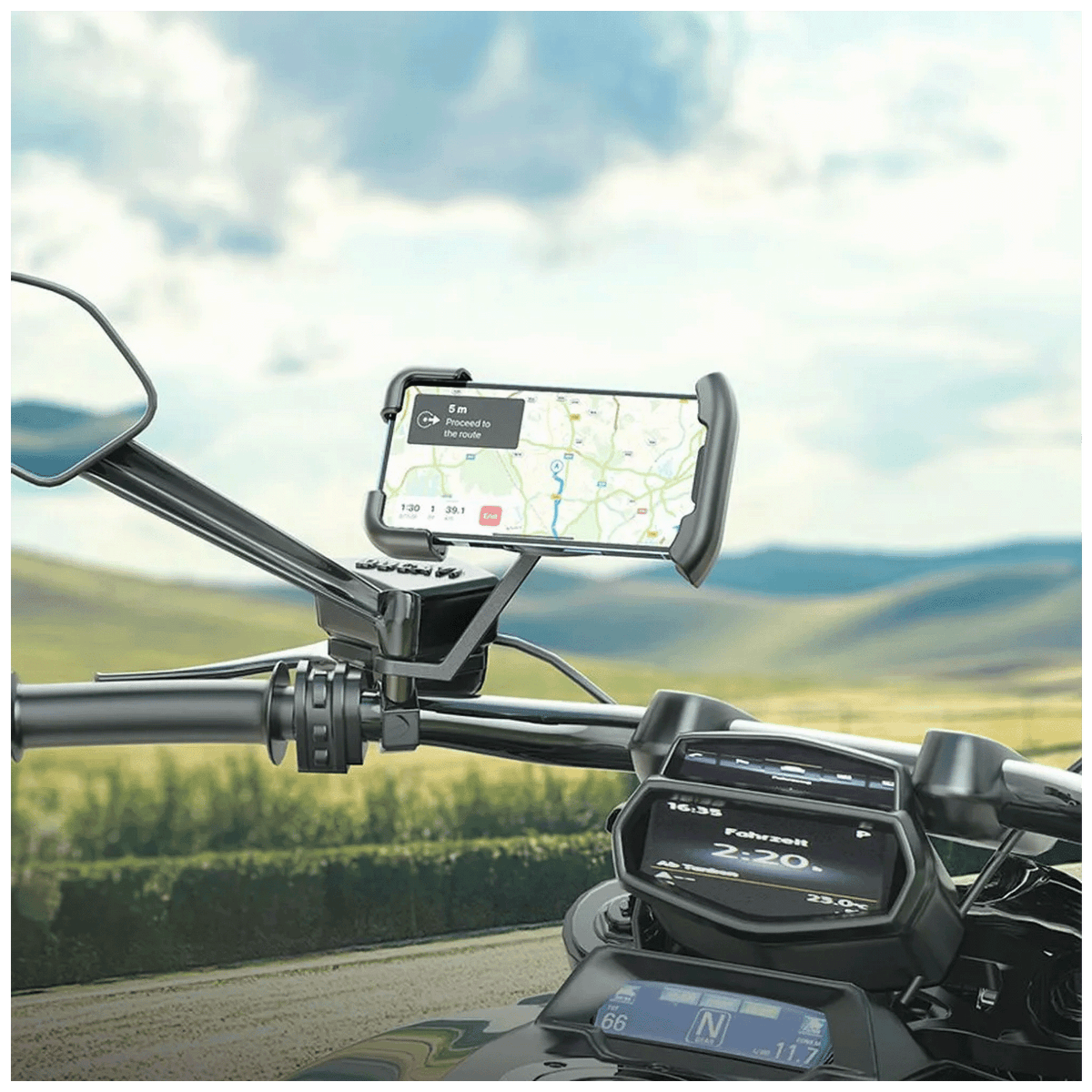 hoco. Držač za motocikl, za smartphone 4,5-7,0" - CA119