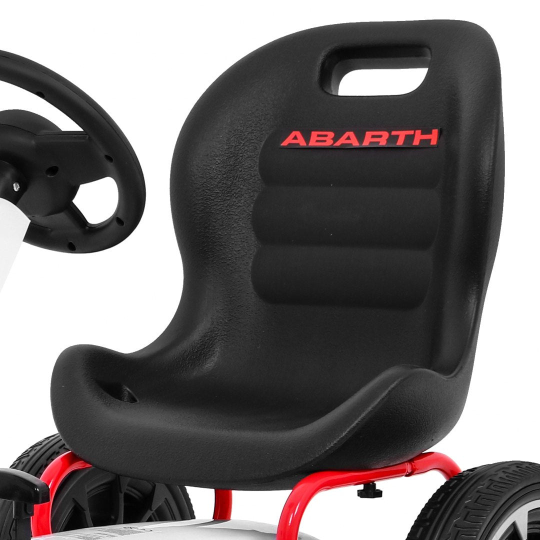 Go-kart na pedale ABARTH - bijeli