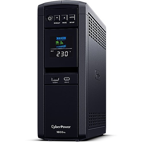CyberPower CP1600EIPFCLCD neprekidan tok energije (UPS) Line-Interactive 1,6 kVA 1000 W 6 utičnice naizmjenične struje