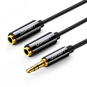 Ugreen 20816 audio kabel 0,0025 m 2.5mm 2 x 3.5mm Crno