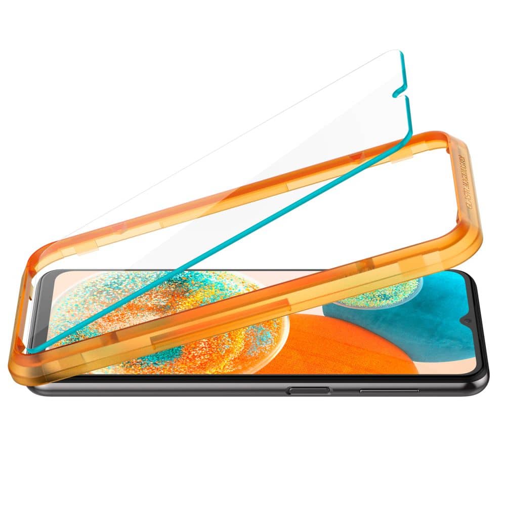 SPIGEN ALM GLAS.TR KALJENO STAKLO 2-KOM ZA SAMSUNG GALAXY A23 5G / LTE (AGL05279) CLEAR