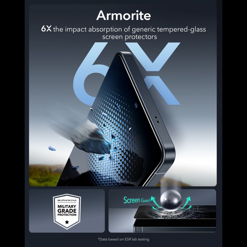 ESR UltraFit Armorite Privacy kaljeno staklo za Samsung Galaxy S26 Ultra (1 kom.)