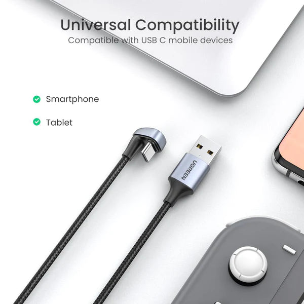 Ugreen USB C kabel za brzo punjenje u obliku slova U