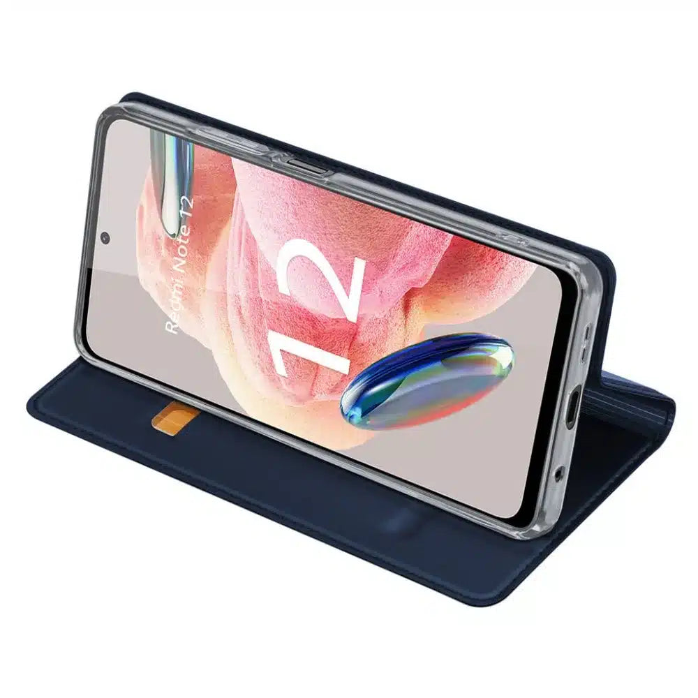 DUX DUCIS Skin Pro - preklopna torbica za Redmi Note 12 4G plava