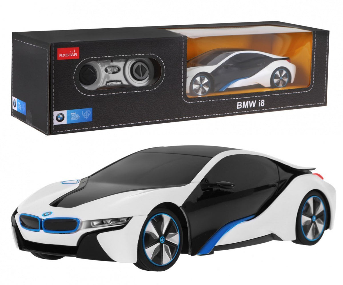 Licencirani auto na daljinsko upravljanje  BMW i8 1:24 RASTAR - bijeli