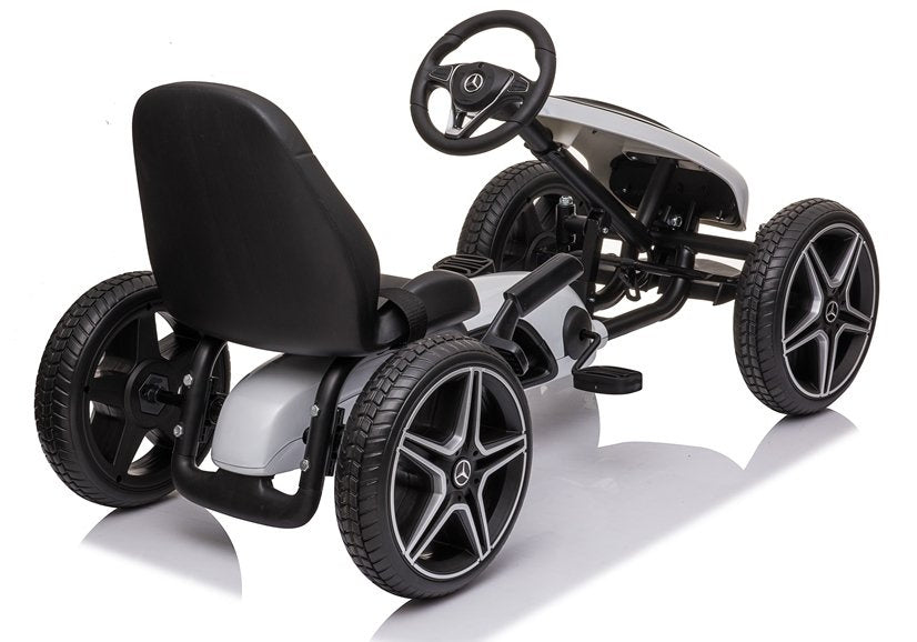 Go-kart na pedale Mercedes XMX610 - bijeli