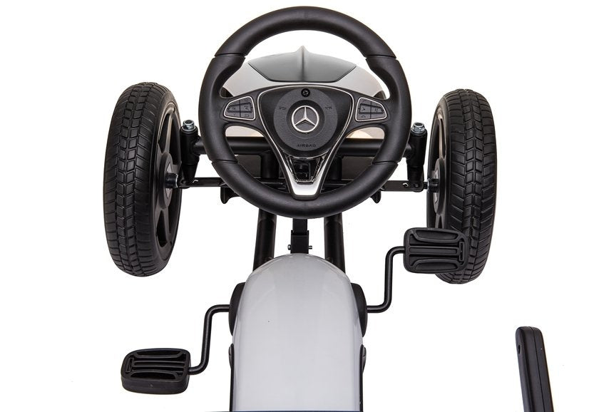 Go-kart na pedale Mercedes XMX610 - bijeli