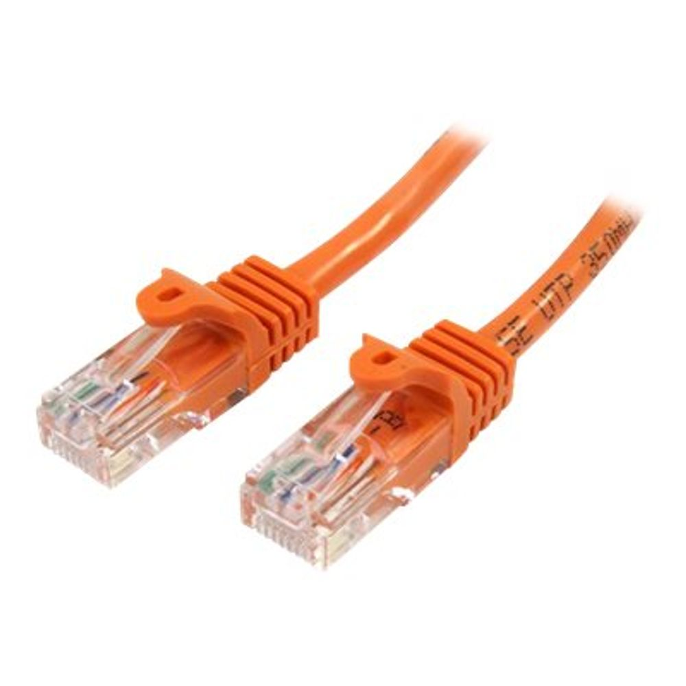 StarTech.com 45PAT2MOR kabel za umrežavanje Narančasto 2 m Cat5e U/UTP (UTP)
