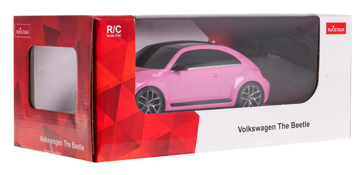 Licencirani auto na daljinsko upravljanje Volkswagen Beetle 1:24 RASTAR - roza