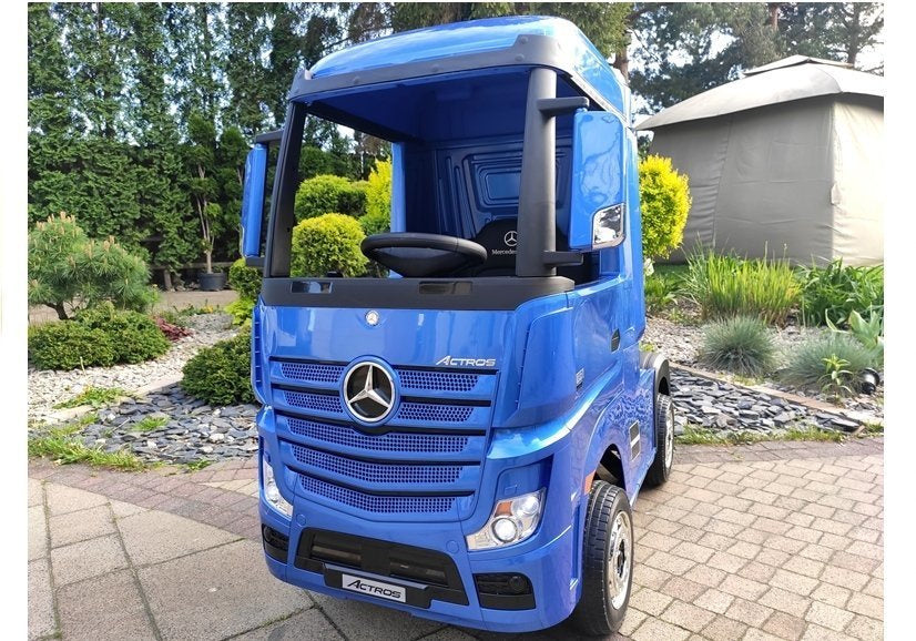 Kamion na akumulator Mercedes Actros 4x4 MP4- plavi/lakirani