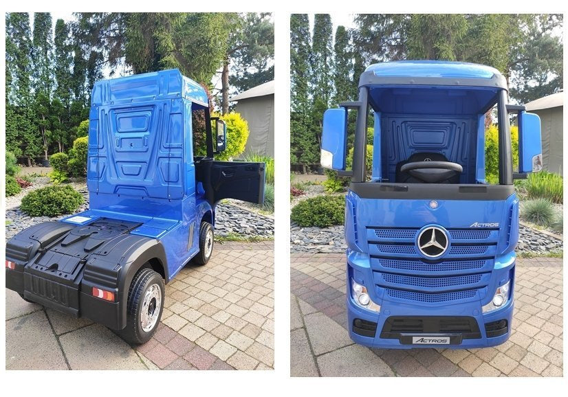 Kamion na akumulator Mercedes Actros 4x4 MP4- plavi/lakirani