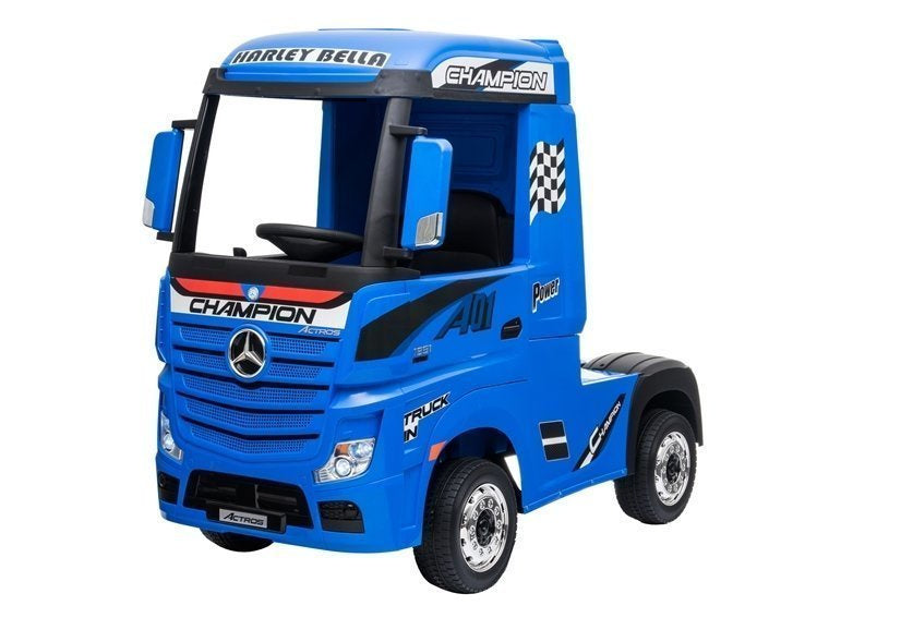 Kamion na akumulator Mercedes Actros 4x4 MP4- plavi/lakirani