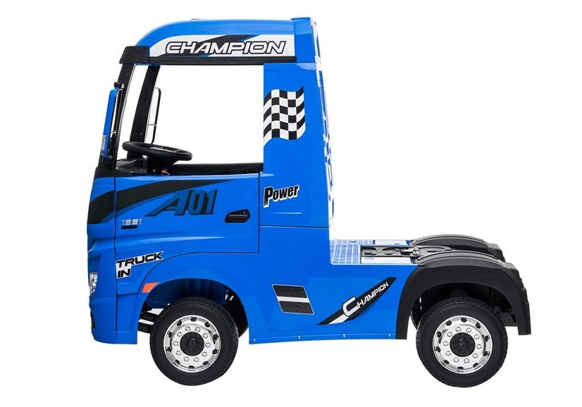 Kamion na akumulator Mercedes Actros 4x4 MP4- plavi/lakirani