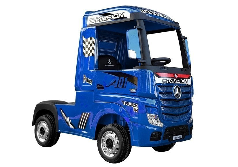 Kamion na akumulator Mercedes Actros 4x4 MP4- plavi/lakirani