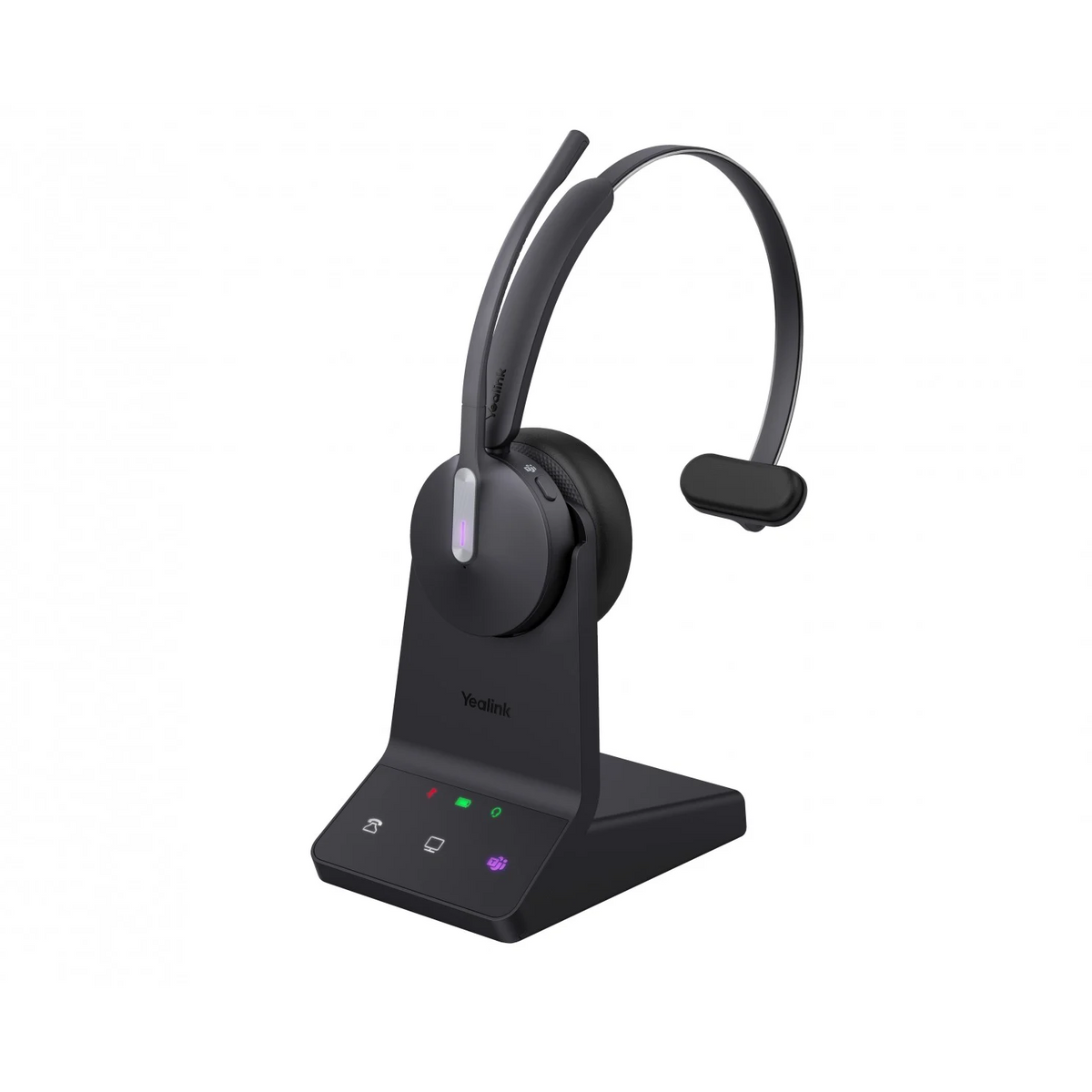 Yealink WH64 Mono Teams Slušalice Bežično Obruč za glavu Ured / pozivni centar USB Tip-C Bluetooth Crno