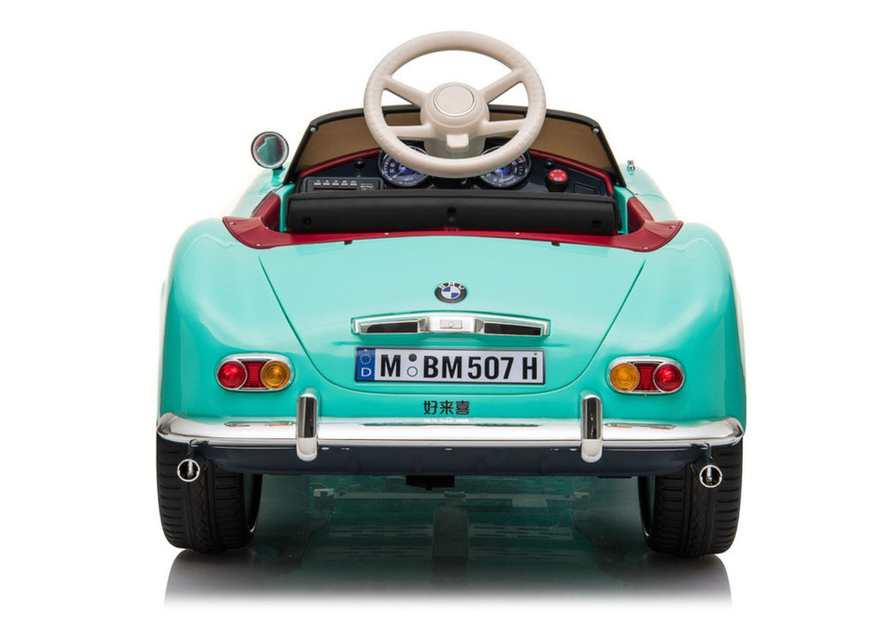 Licencirani auto na akumulator BMW Retro SX1938 - svjetlo plavi