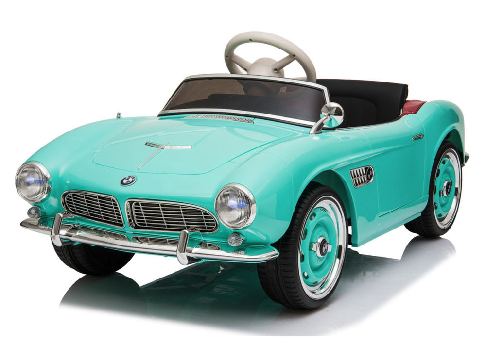 Licencirani auto na akumulator BMW Retro SX1938 - svjetlo plavi