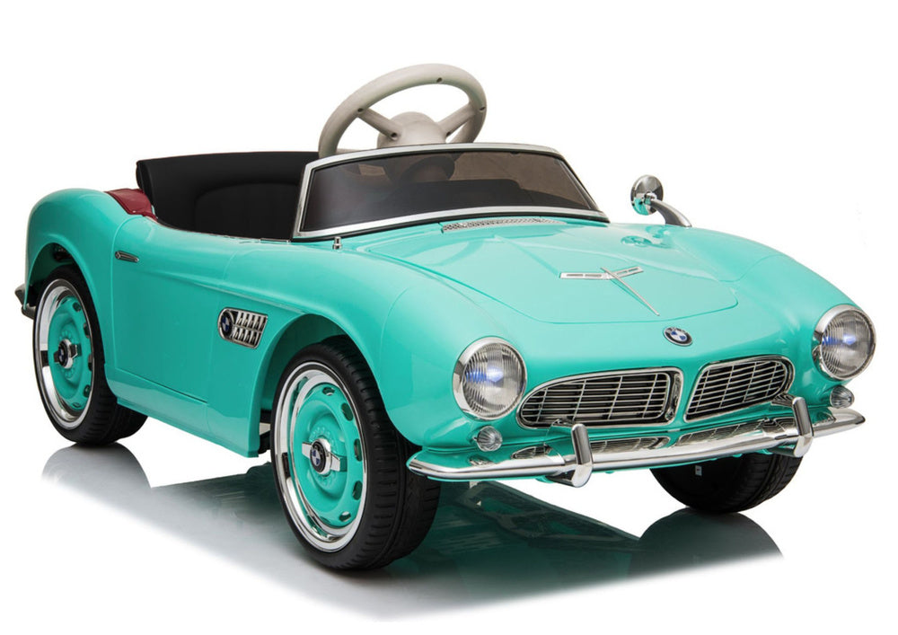 Licencirani auto na akumulator BMW Retro SX1938 - svjetlo plavi