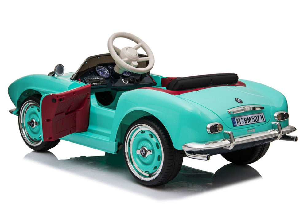 Licencirani auto na akumulator BMW Retro SX1938 - svjetlo plavi