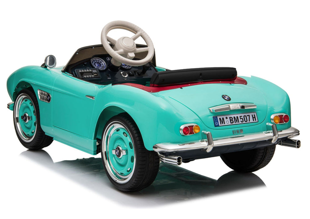 Licencirani auto na akumulator BMW Retro SX1938 - svjetlo plavi