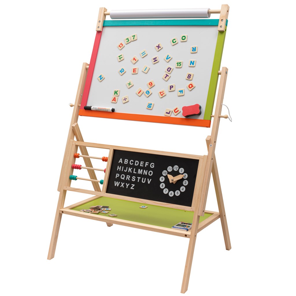Drvena Montessori ploča 2u1
