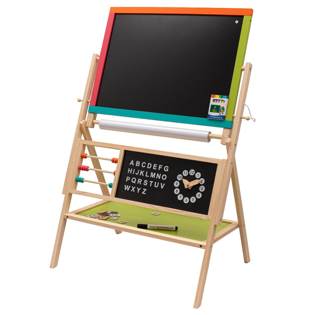 Drvena Montessori ploča 2u1