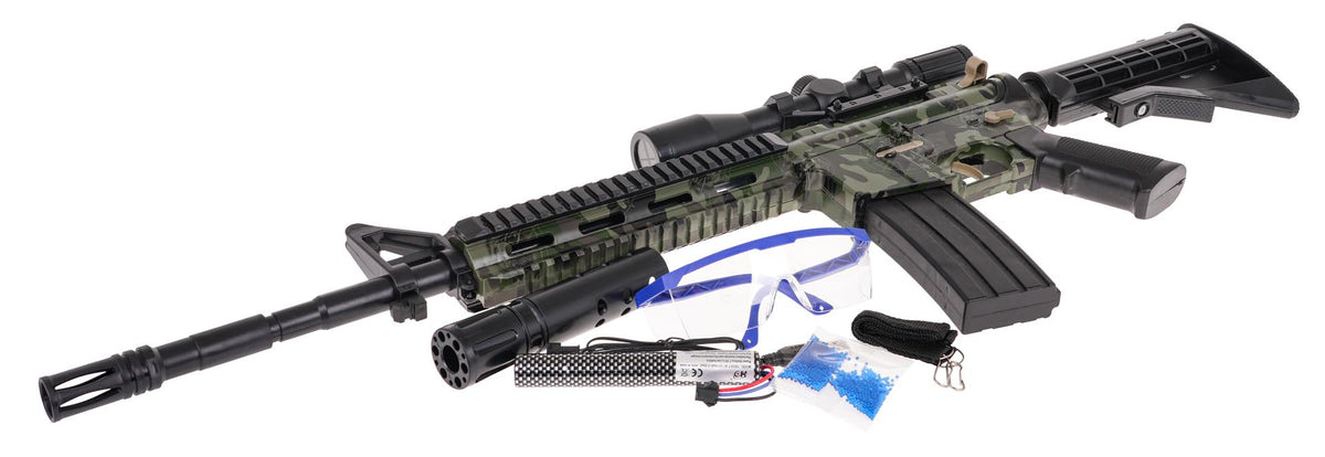 M4 Gel Ball Rifle + Accessories
