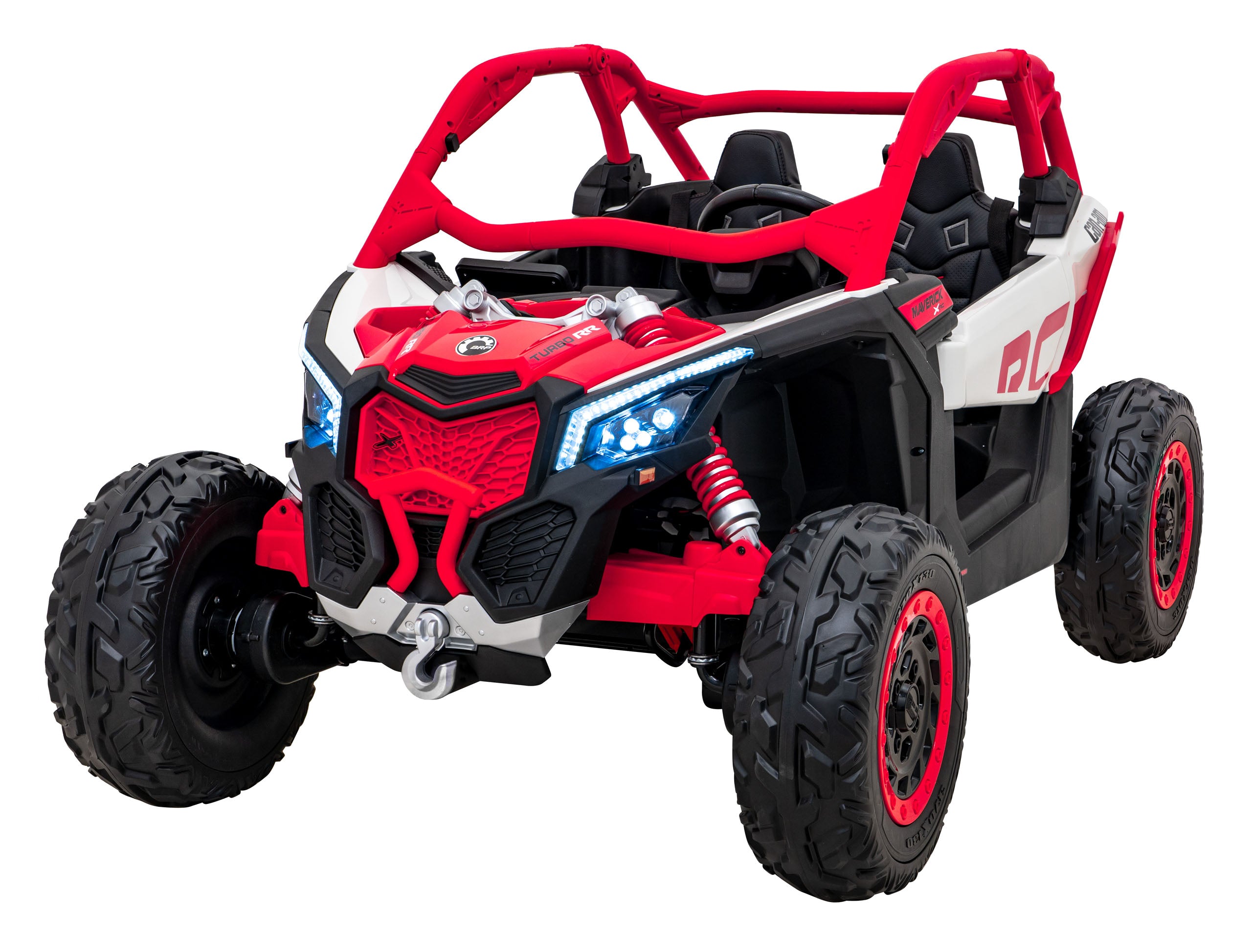 Buggy na akumulator Maverick Turbo RR STRONG - dvosjed - crveni