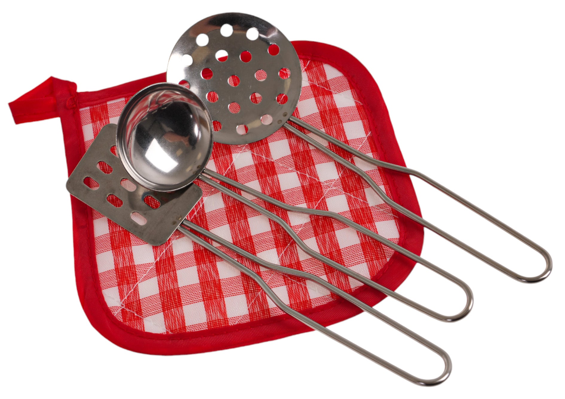 Set metalnih lonaca za igru + dodaci - šareni