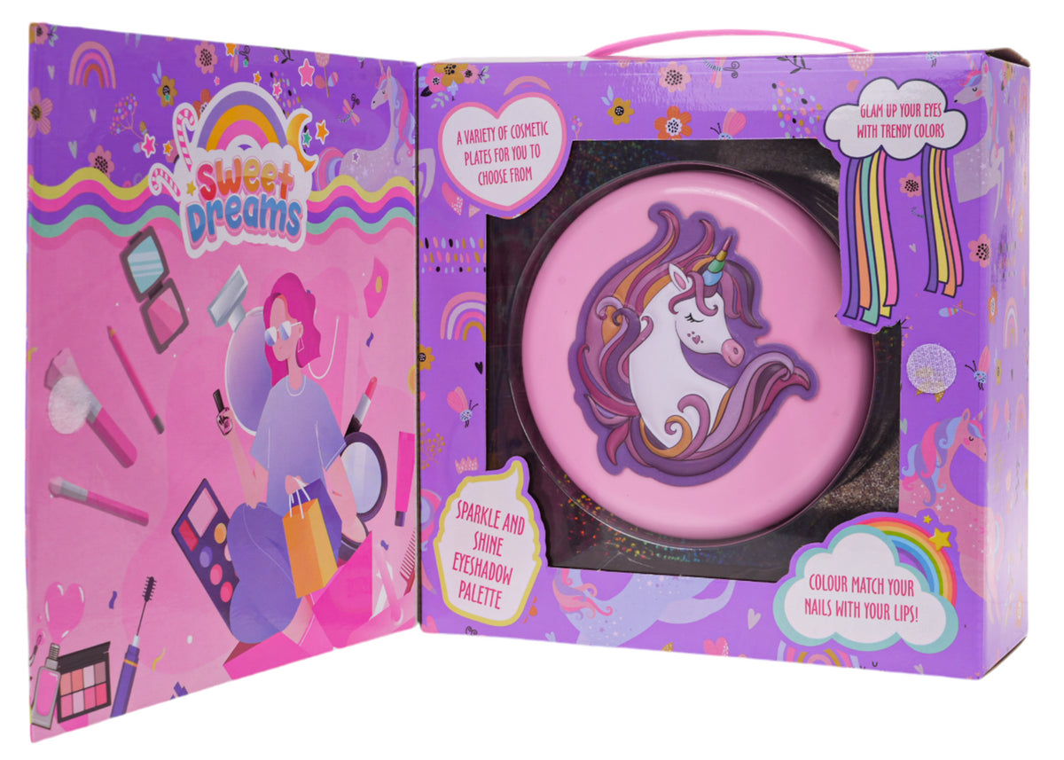 Dječji set za šminkanje Unicorn - ljubičasti