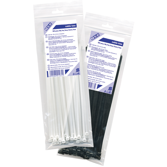 USE Plastične vezice 3,5mm x 200mm, pakiranje 50 kom. - CT 200/3,5