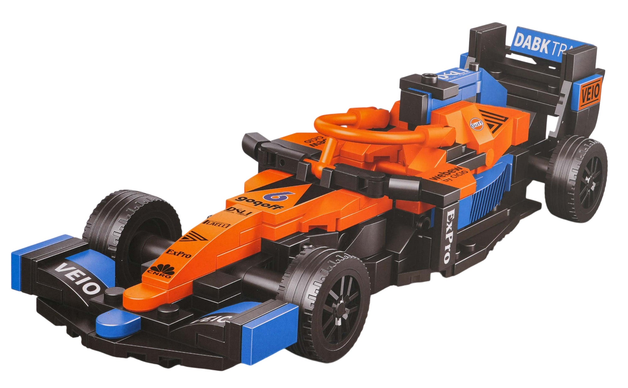 Formula F1 za slaganje 278 kom - narančasta